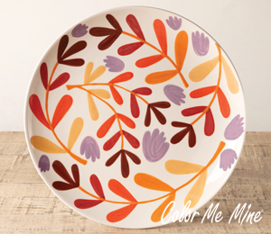 Anchorage Fall Floral Charger