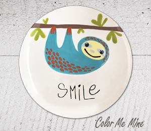 Anchorage Sloth Smile Plate