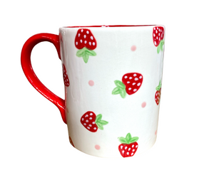 Anchorage Strawberry Dot Mug
