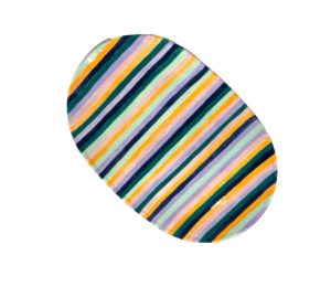 Anchorage Stripes Platter