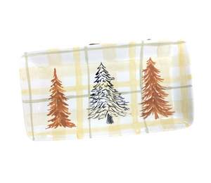 Anchorage Pines And Plaid Platter