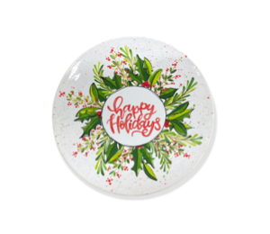 Anchorage Holiday Wreath Plate