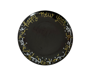Anchorage New Year Confetti Plate