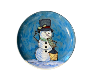 Anchorage Rustic Glazed Snowman