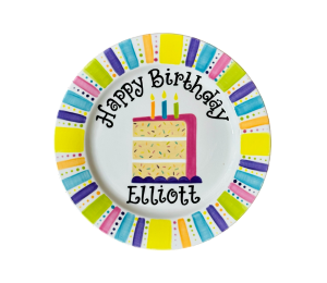 Anchorage Birthday Cake Plate