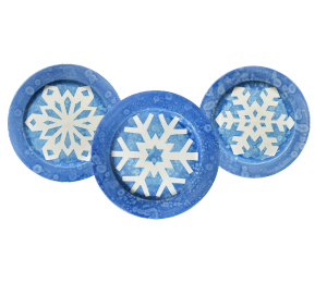 Anchorage Paper Snowflake Plate